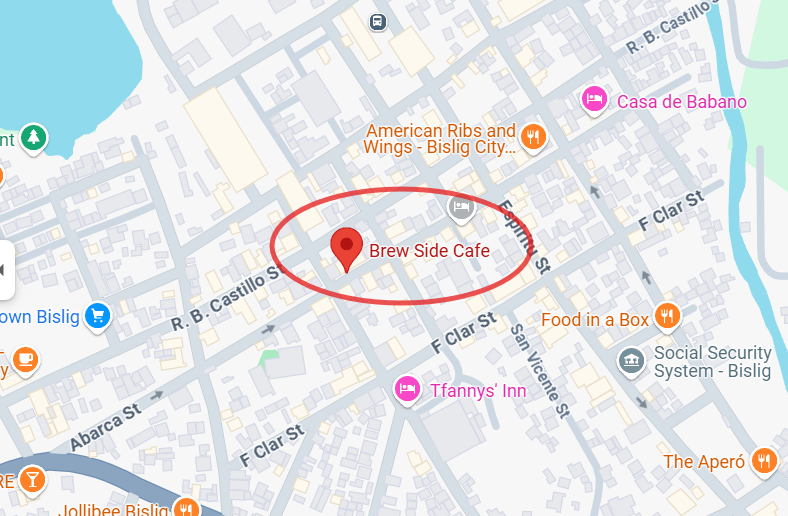 Map to Brew Side Cafe