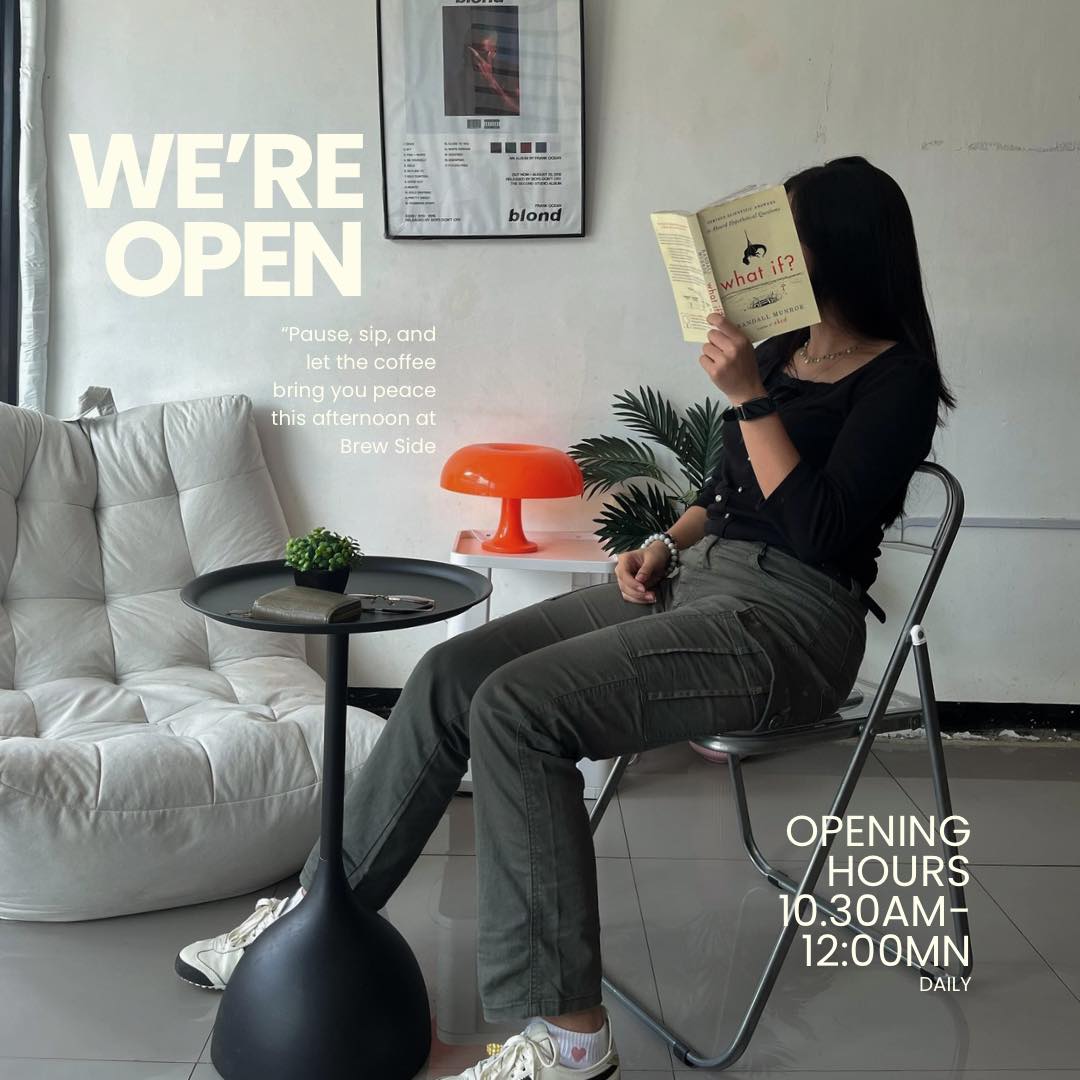 We're Open