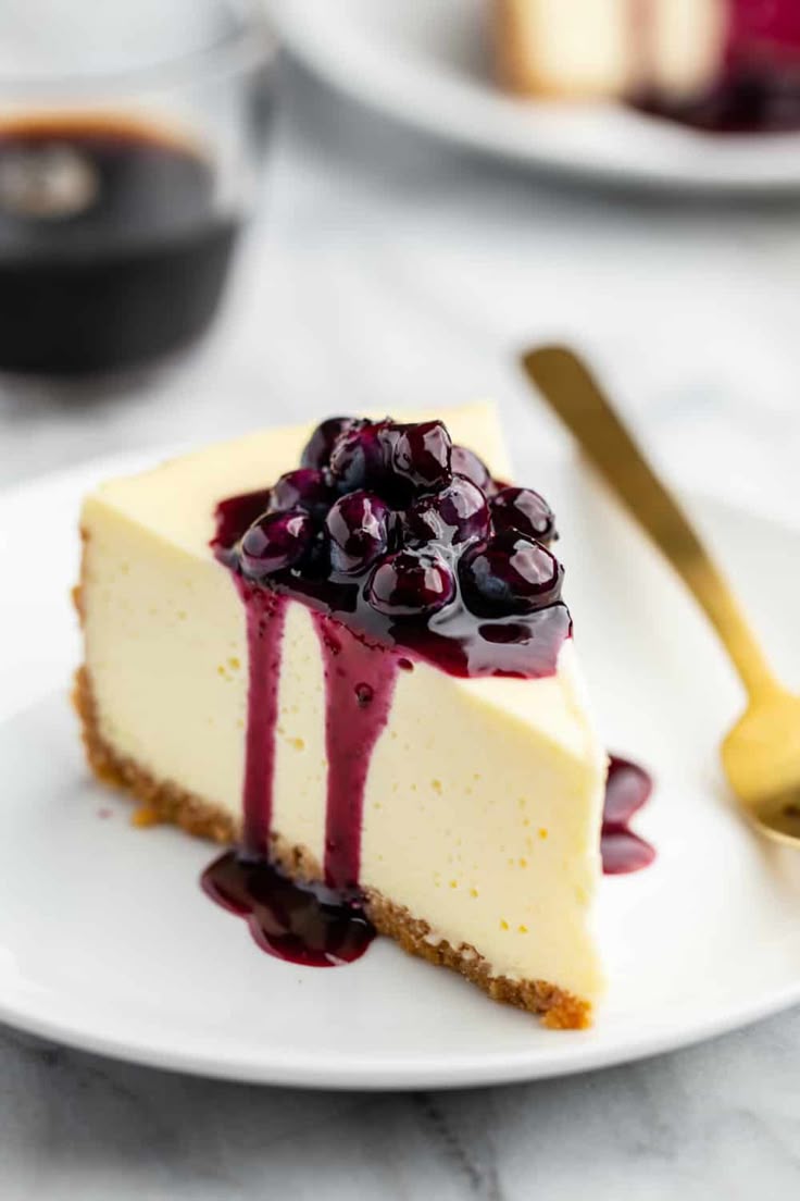 Blueberry Cheesecake (Slice)
