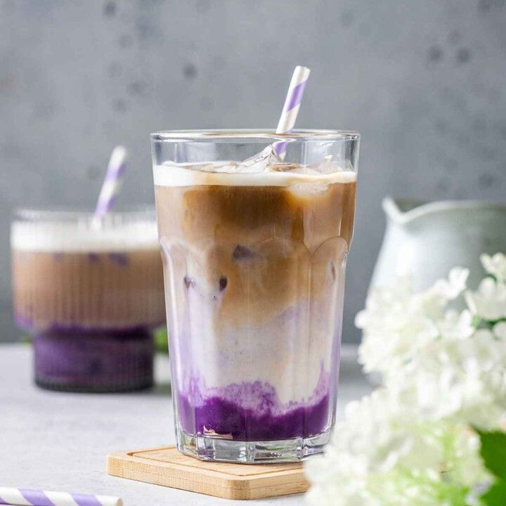 Ube Cream Latte